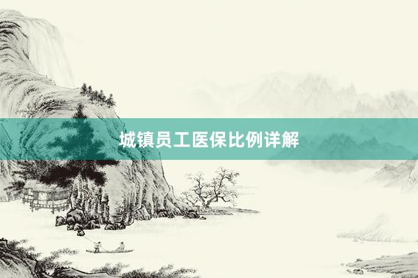 城镇员工医保比例详解